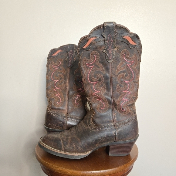 Justin Boots Shoes - Justin Women's Boots: SVL7319 Sevana Coffee Brown